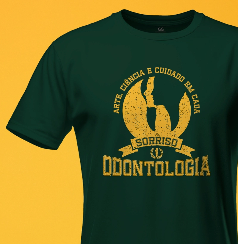 Camiseta Odontologia Sorriso - masculina