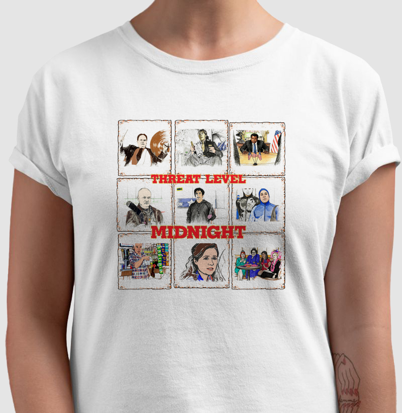 The Office - Michael Scarn - Elenco - Camiseta Adulto