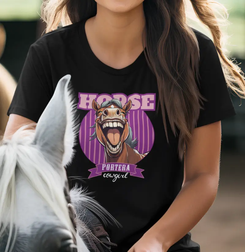 Horse Cowgirl Camiseta