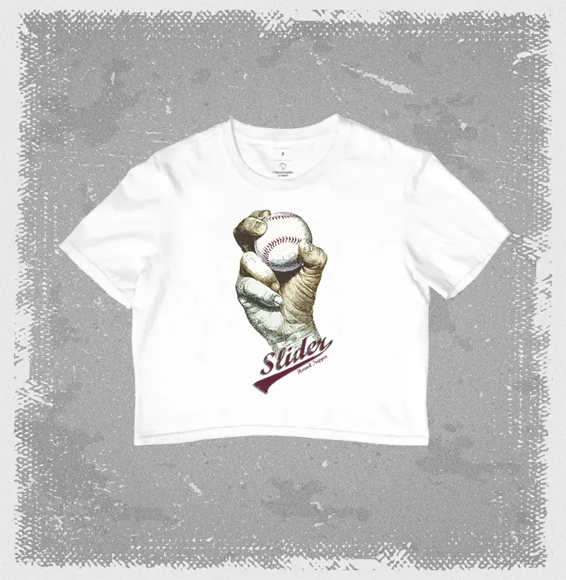 Camiseta Cropped Mão Slider 
