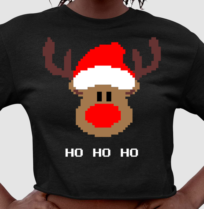 Pixel Reindeer – Think Tee