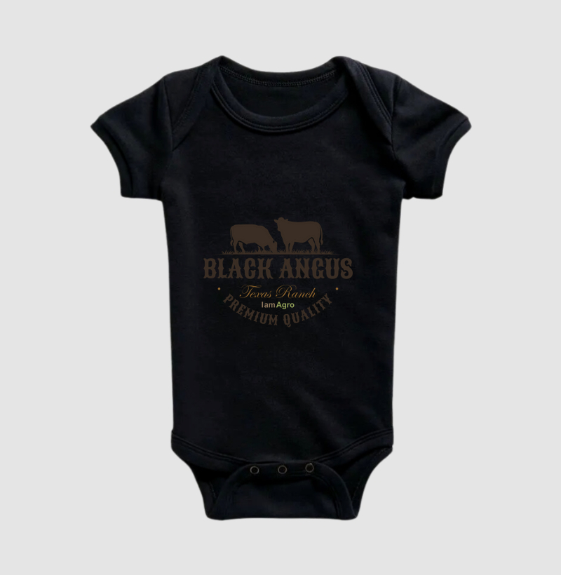 Body Infantil Black Angus Ranch 