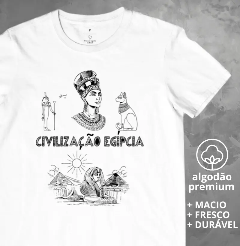 Camiseta Civilização Egípcia