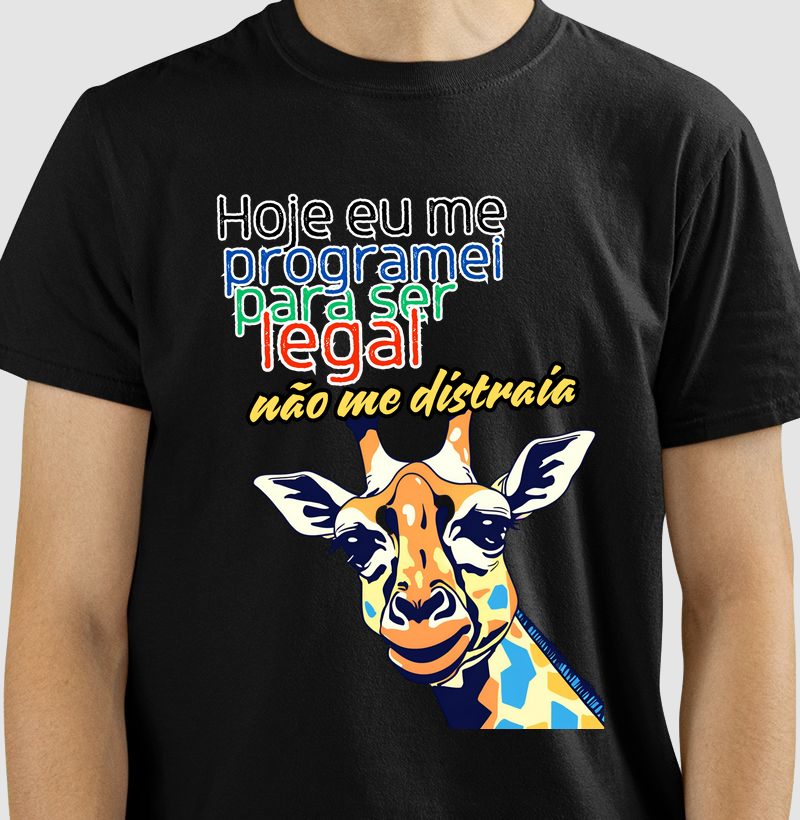 Hoje me programei pra ser legal