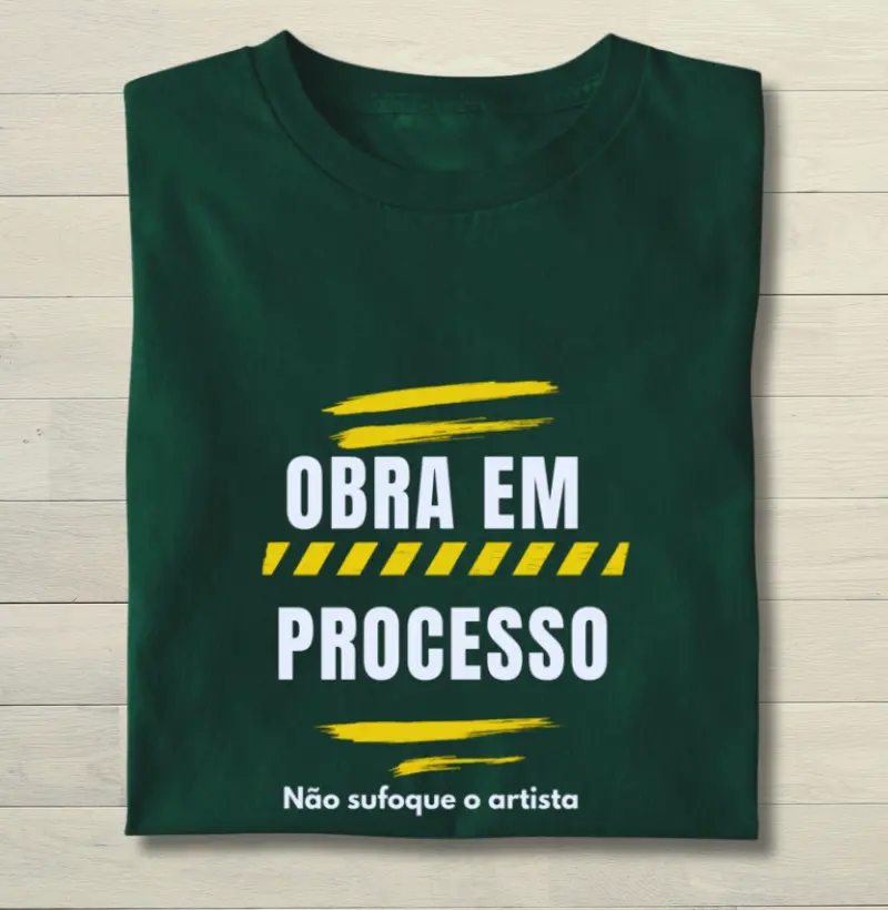 Obra em processo