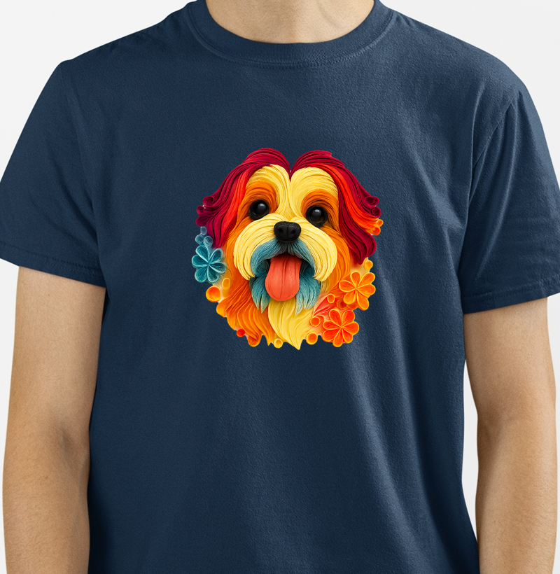 Camiseta Shih Tzu Pop Art