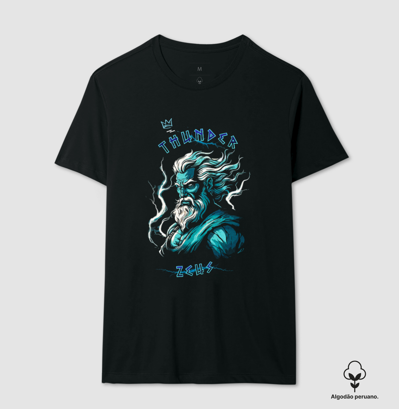 Camiseta Algodão Peruano - Zeus Thunder 