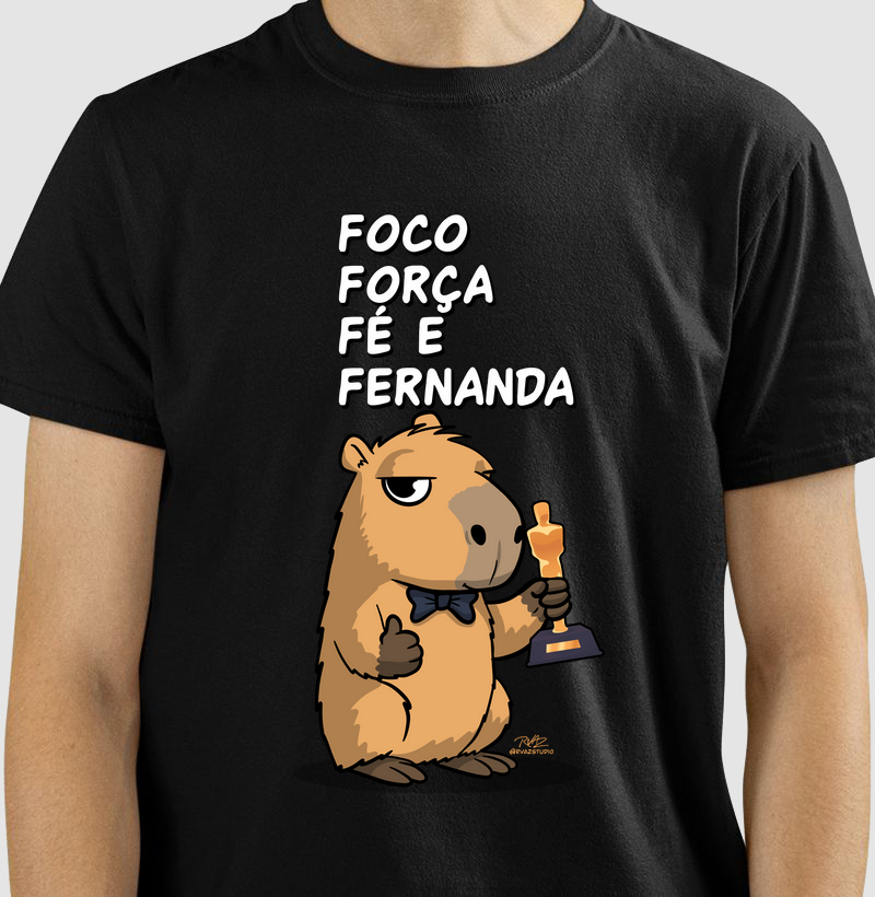 Camiseta Capivara Fernanda