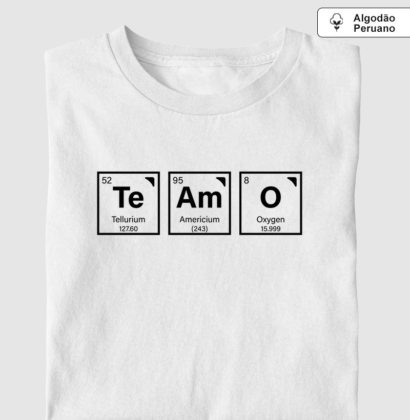 Química, elementos TE AM O (ENG)(EDU)