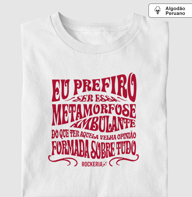 Camiseta Algodão Peruano Metamorfose