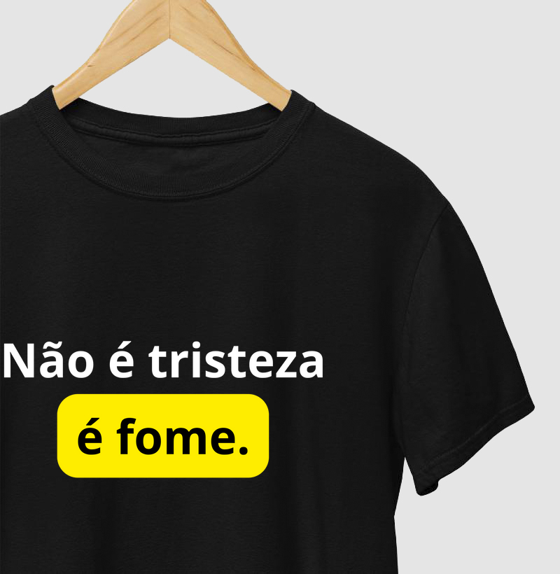não é triteza.