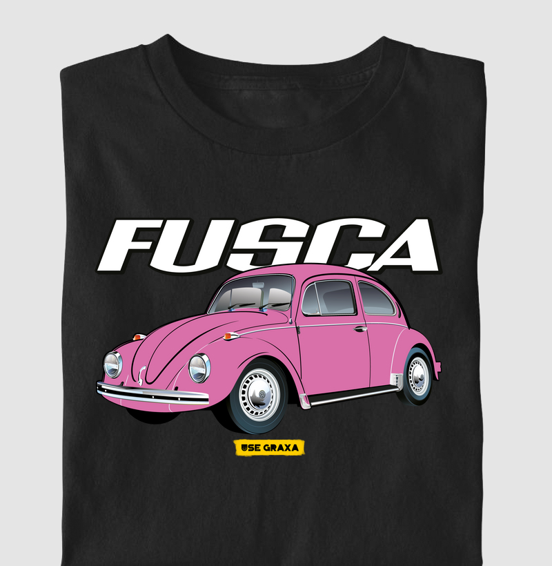 Fusca Rosa Escrita