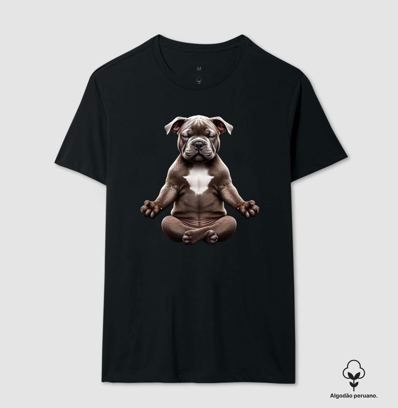 American Bully Meditando