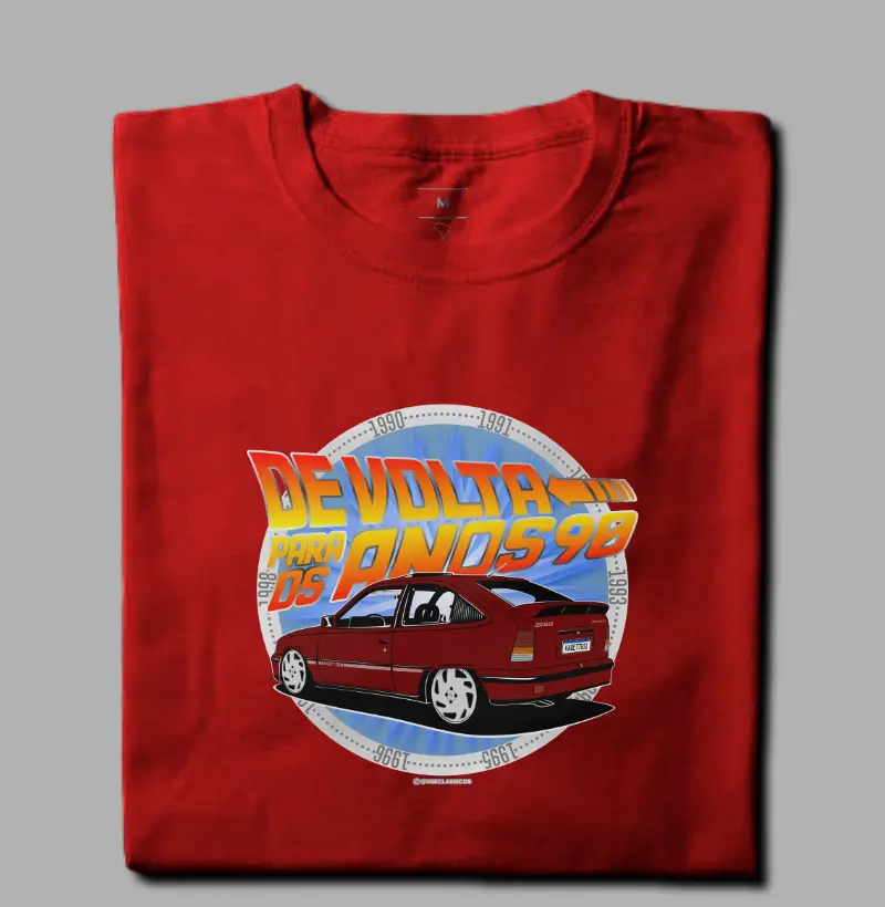 De volta para os anos 90 - Kadett GSI Vermelho Creta