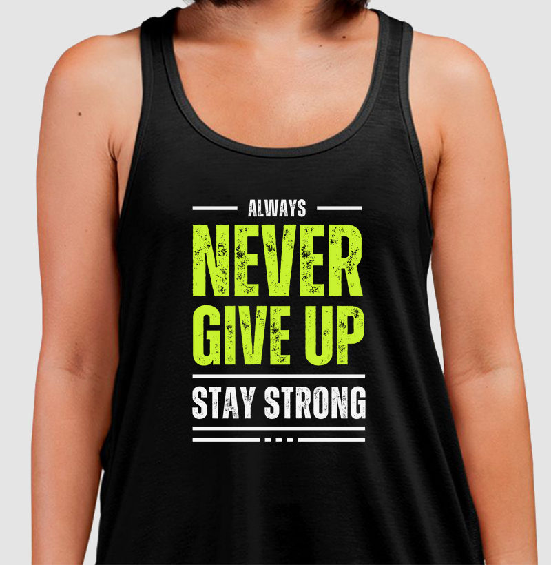 Camiseta Fawk - Never Give UP