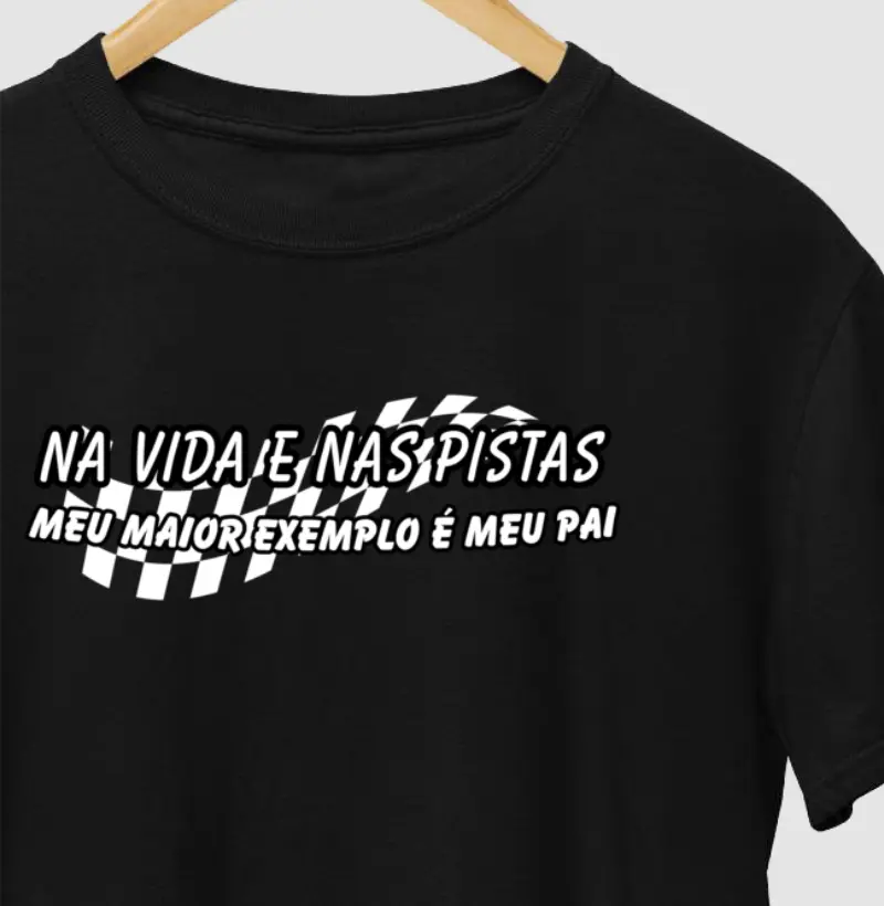 Na vida e na estrada,  meu maior exemplo é meu pai