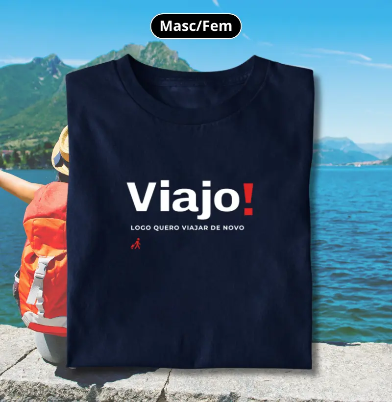 Viajo, logo quero viajar de novo.