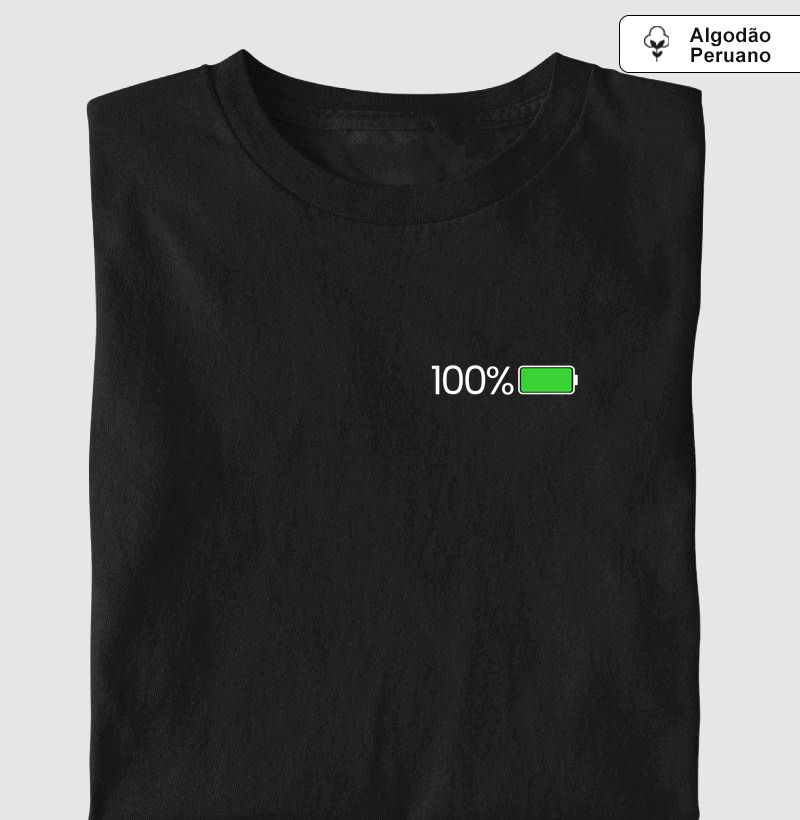 Camiseta 100% (Algodão Peruano)