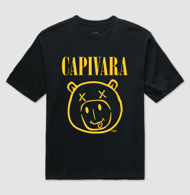 Camiseta Capivara Grunge