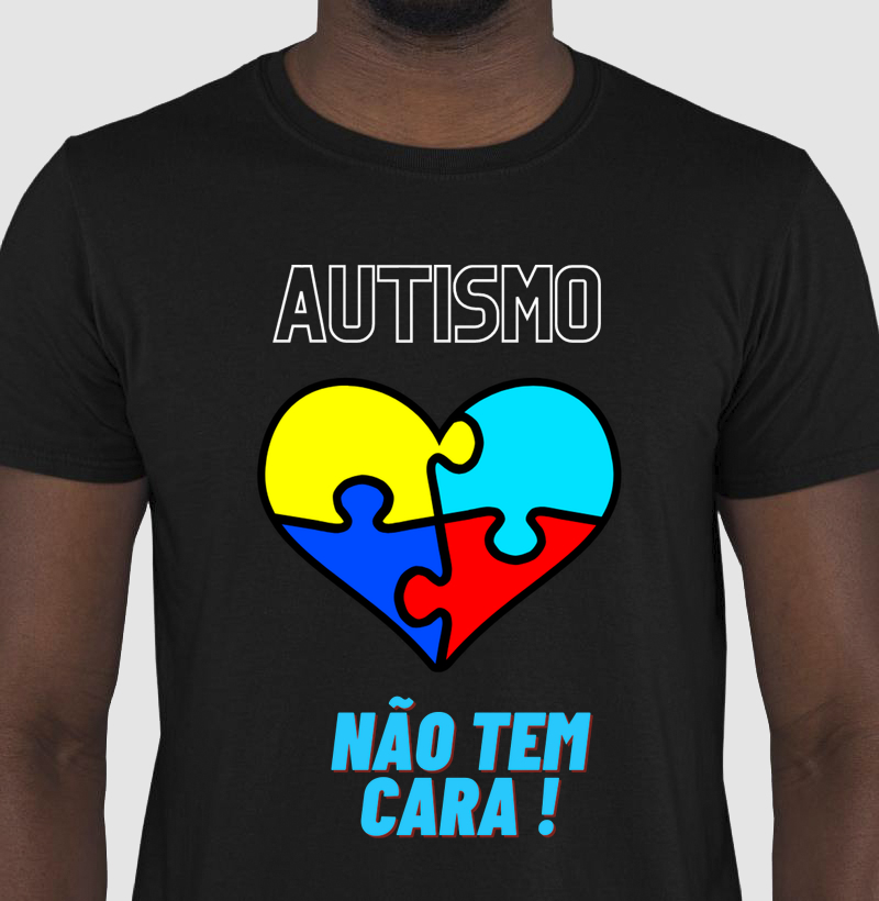 Camiseta - Autismo não tem cara