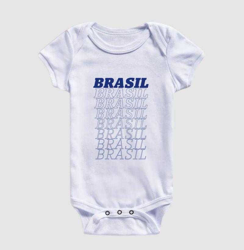 Body Infantil Brasil Infinito