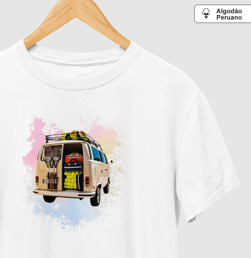 Kombi, trip e tênis