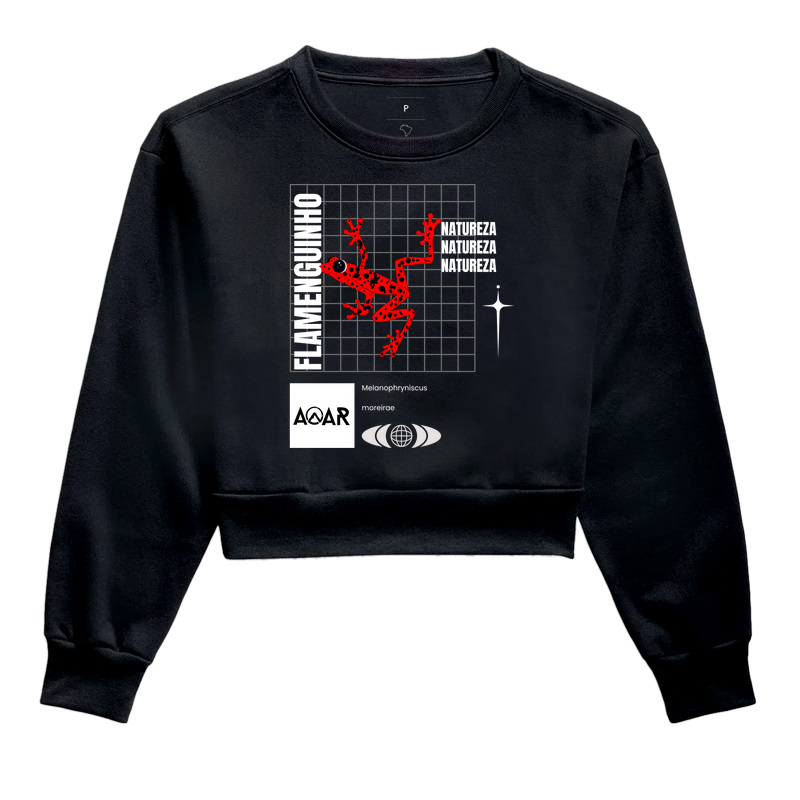 Cropped Moletom  Sapo Flamenguinho