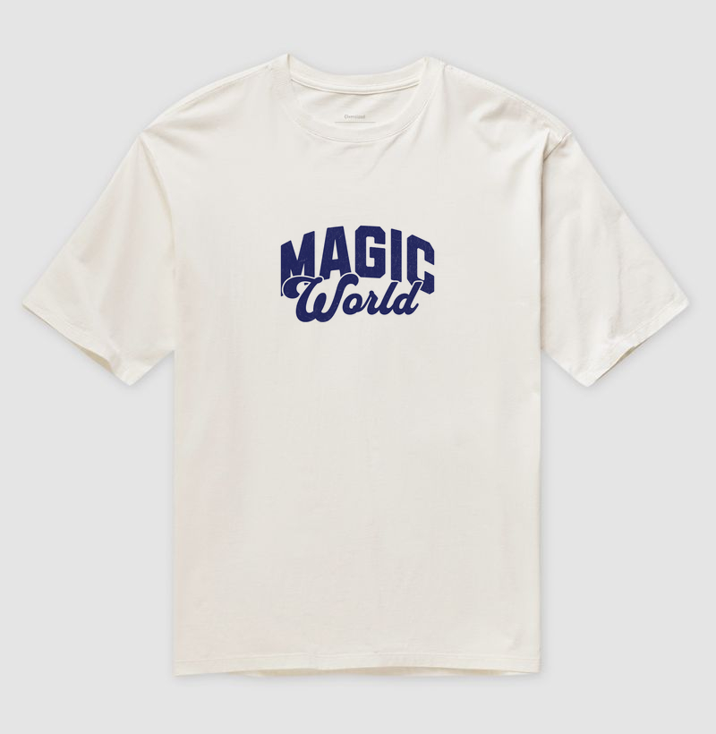 Camiseta Over - Magic World