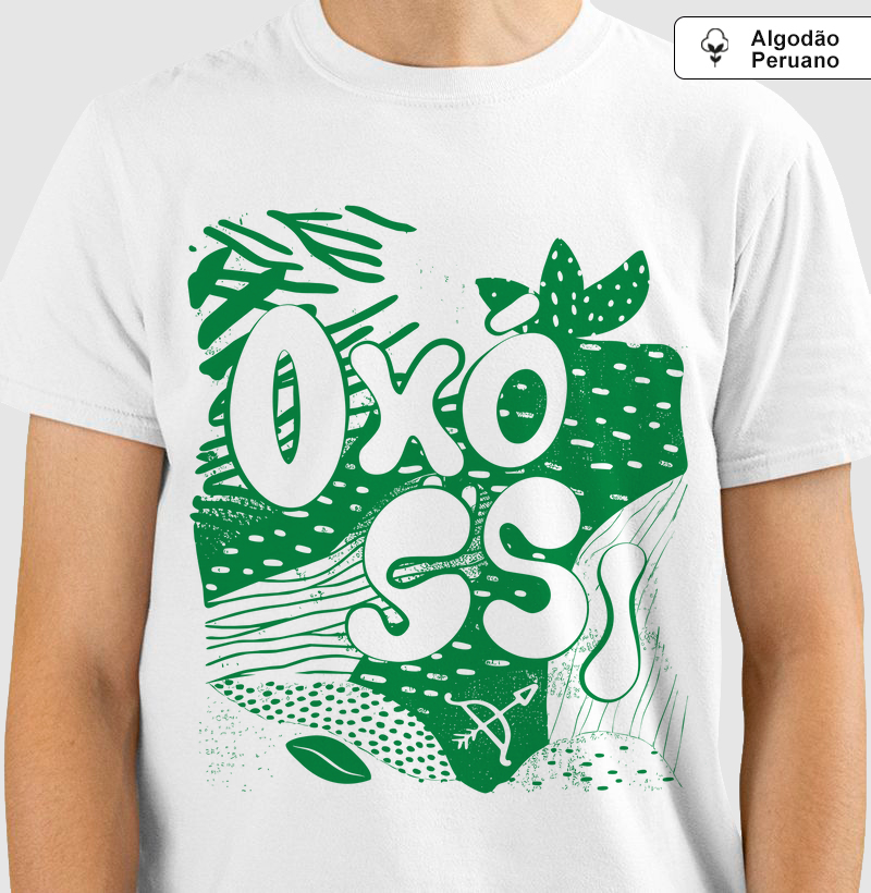 Camiseta Algodão Peruano - Oxóssi Essência