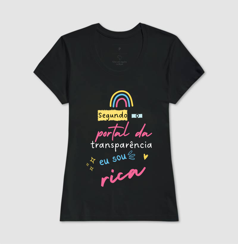 Camiseta Sou Rica