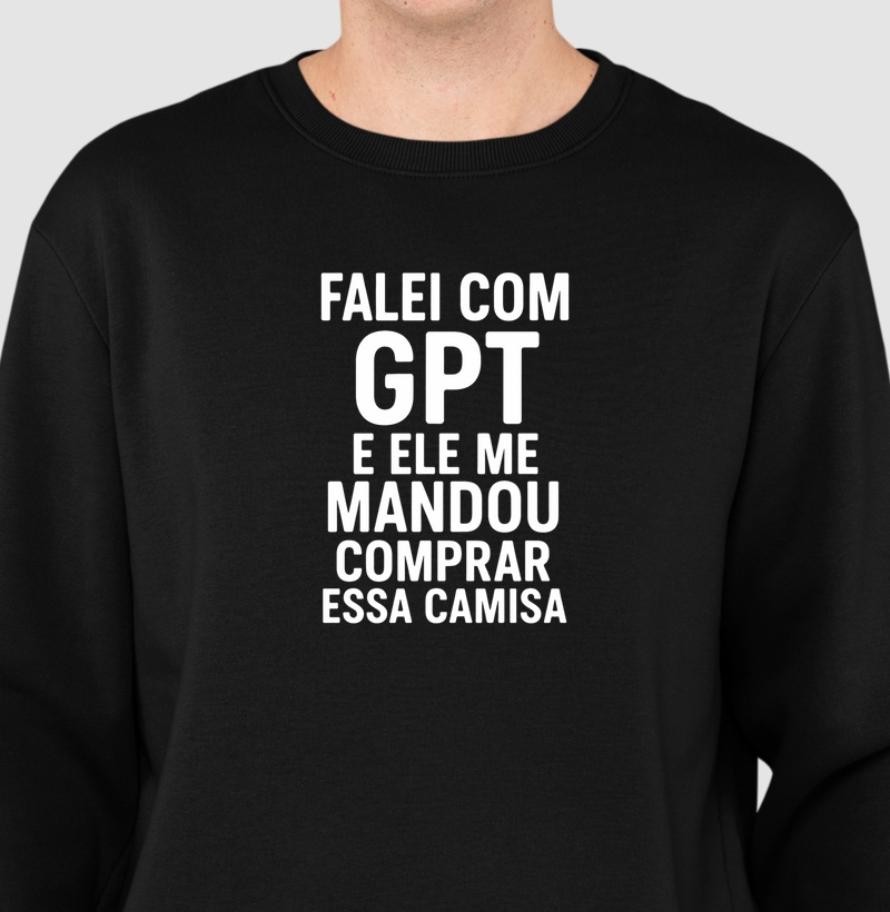 Falei com GPT e ele me mandou comprar