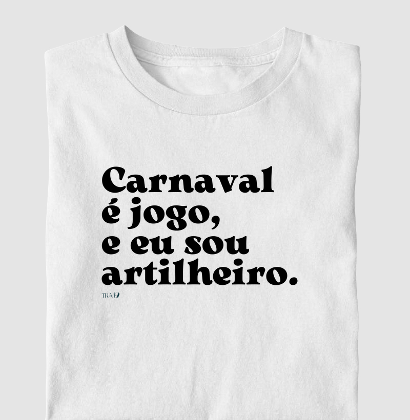 Carnaval é jogo e eu sou artilheiro