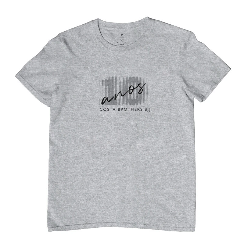 Camiseta comemorativa 10 anos
