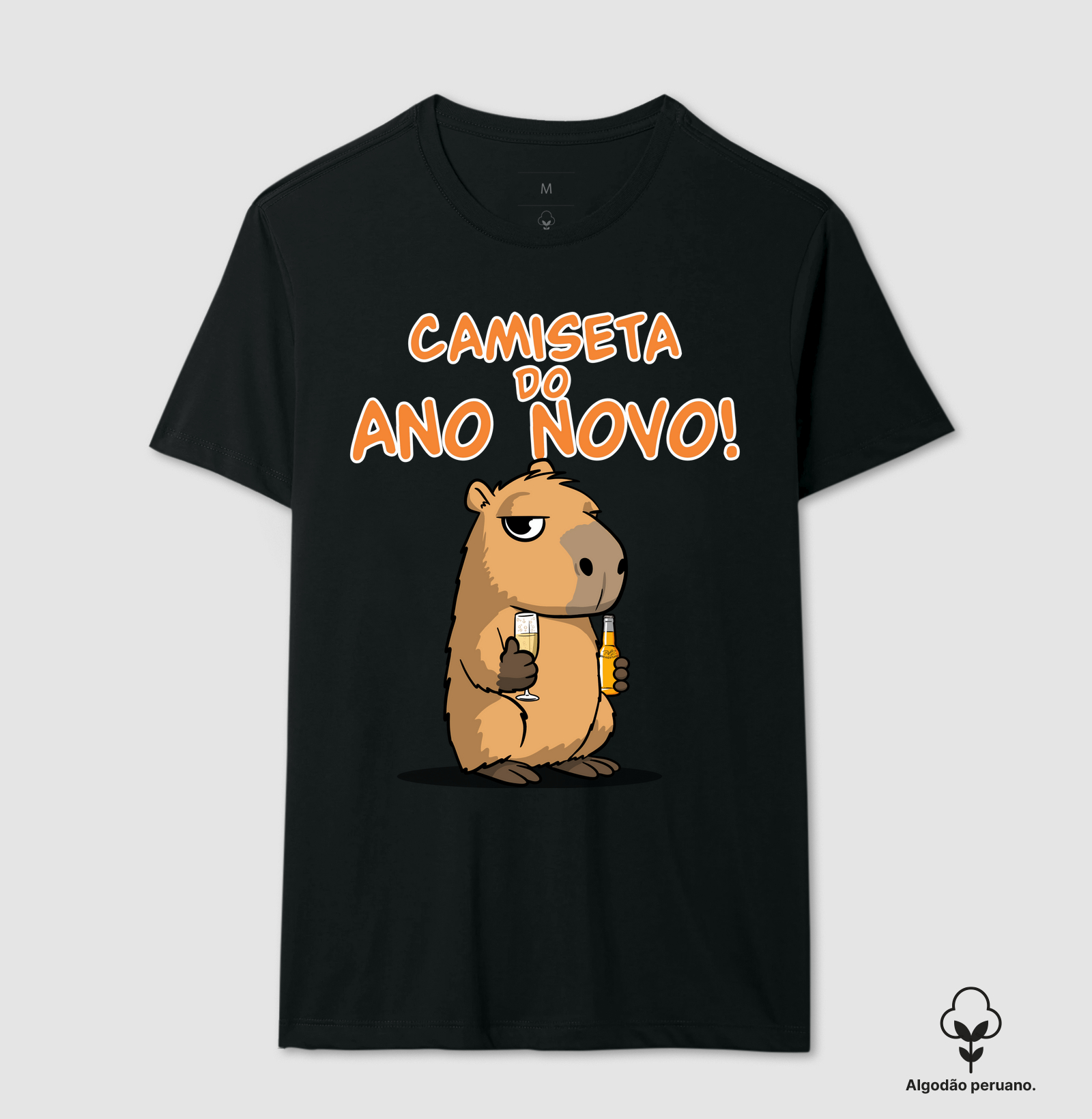 Camiseta Capivara Ano Novo
