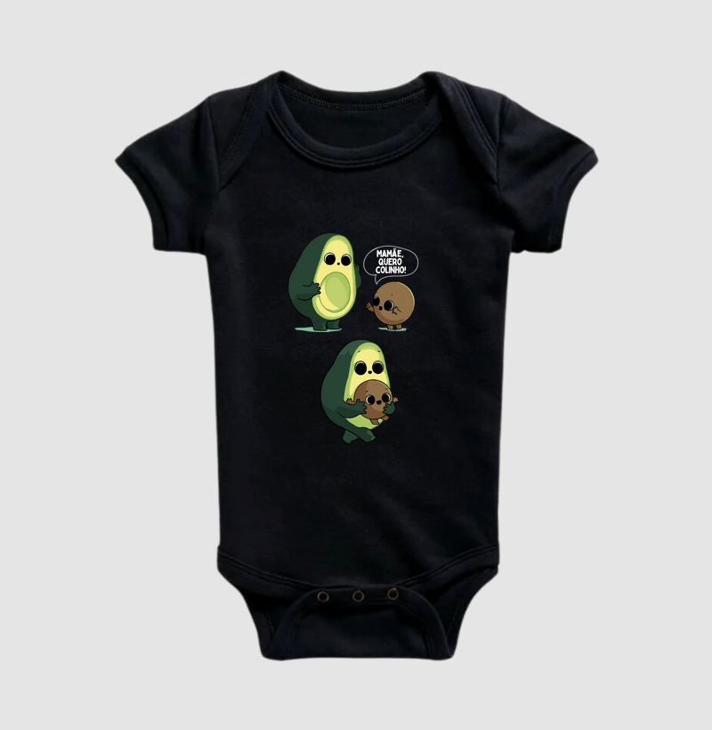 Body infantil - Mamãe, quero colinho