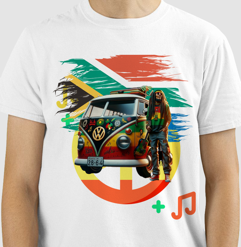 camisa Bob marley