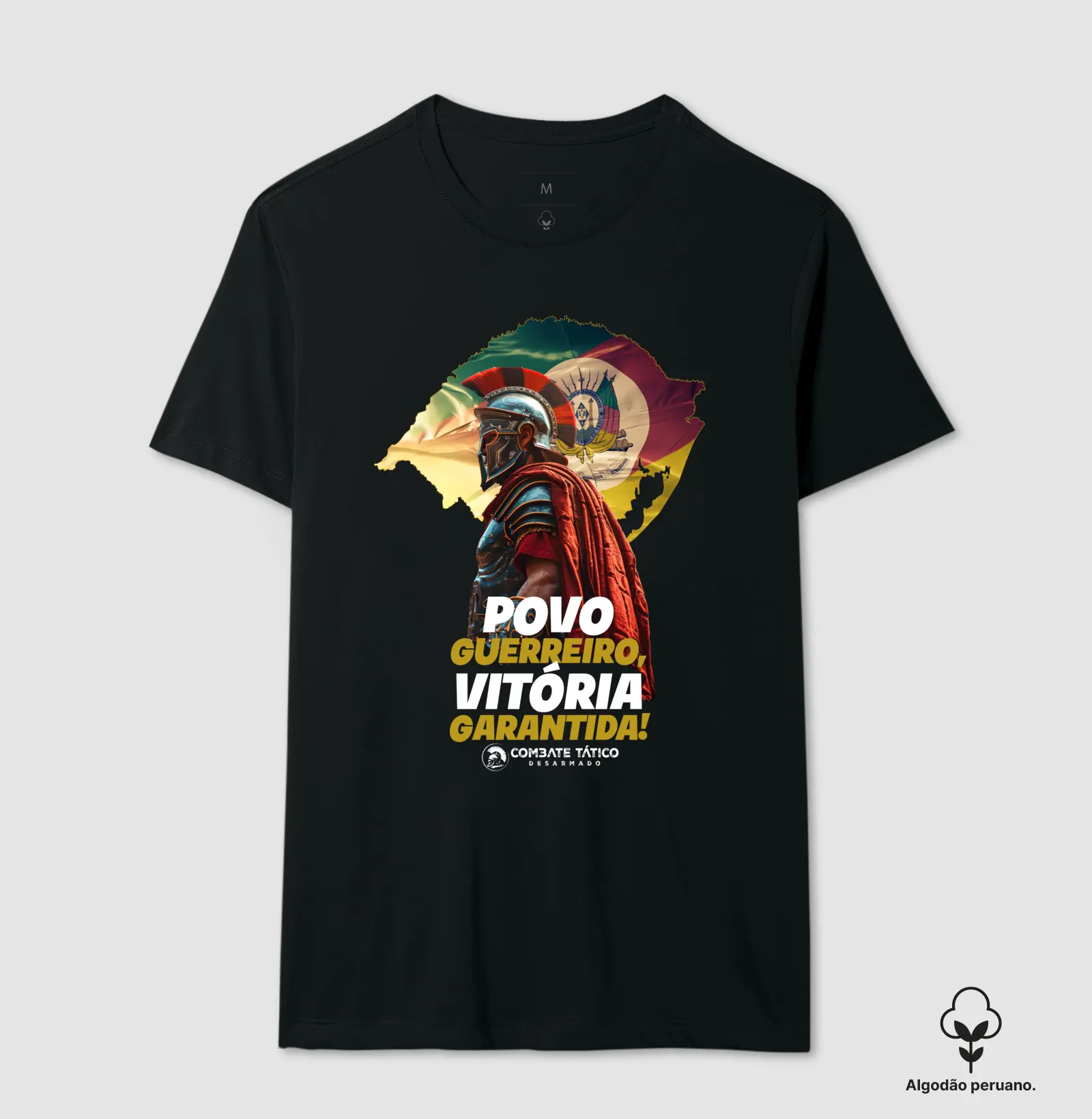 RS-Povo Guerreiro / Colab. Combate Tático ALGODÃO PERUANO