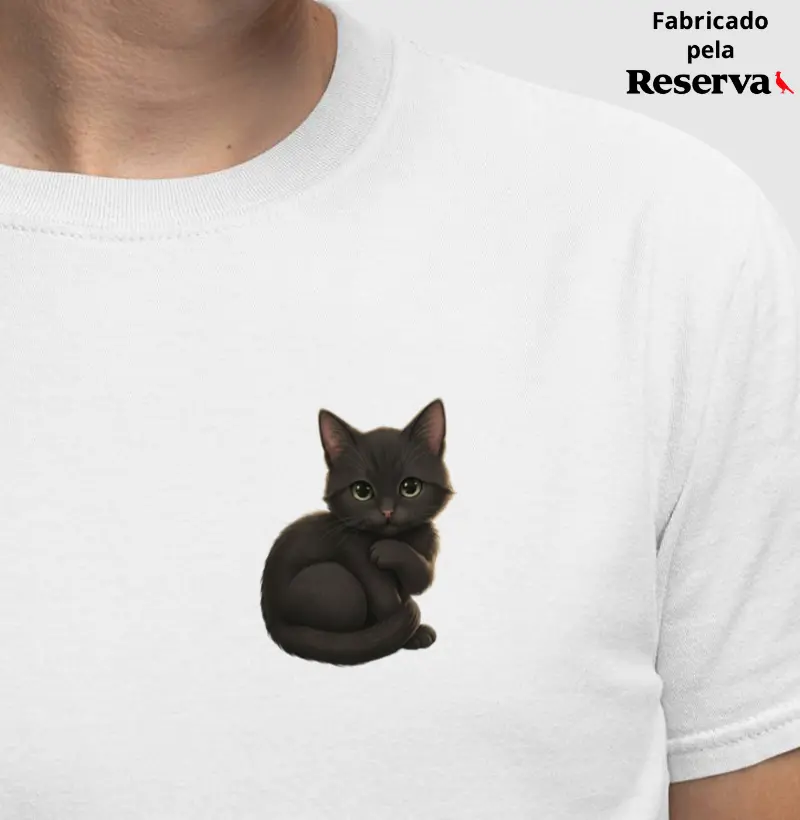 Gato Preto Minimalista