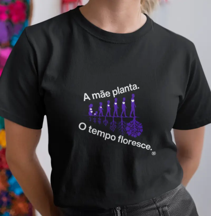 A mãe planta, o tempo floresce