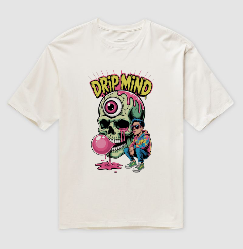 Camiseta "Drip Mind" - Estilo Streetwear