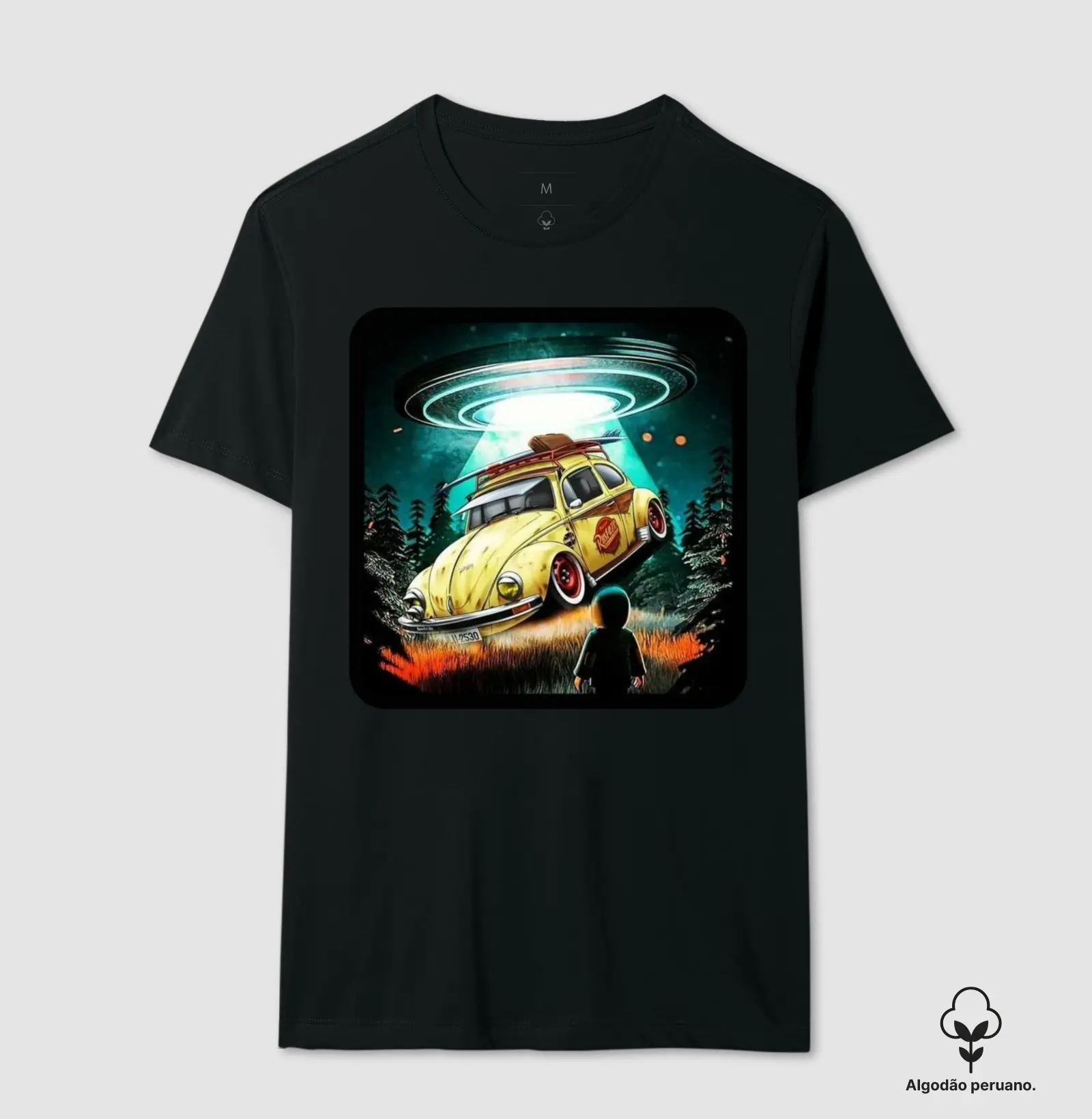 Camiseta Premium - Fusca Abduzido
