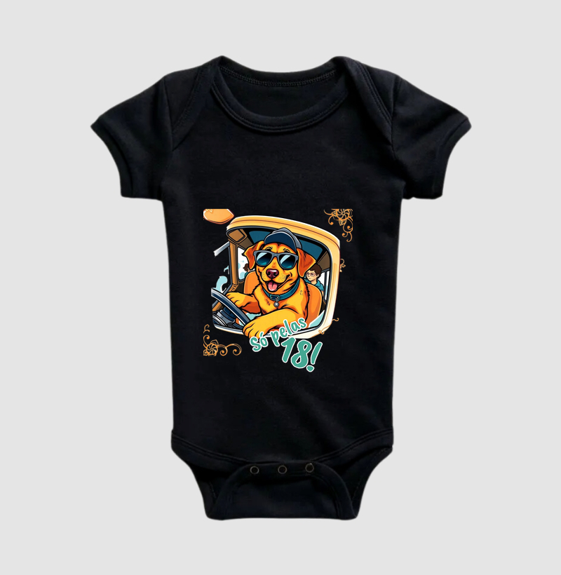 Body Infantil Só Pelas 18