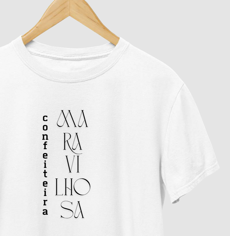 T-shirt confeiteira maravilhosa