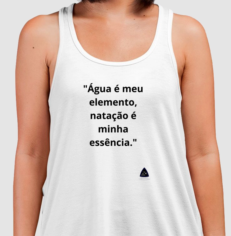 "Água é meu elemento, natação é minha essência."