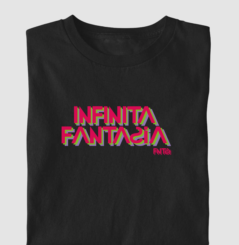 T-SHIRT "INFINITA FANTASIA" / LETTERING GRANDE