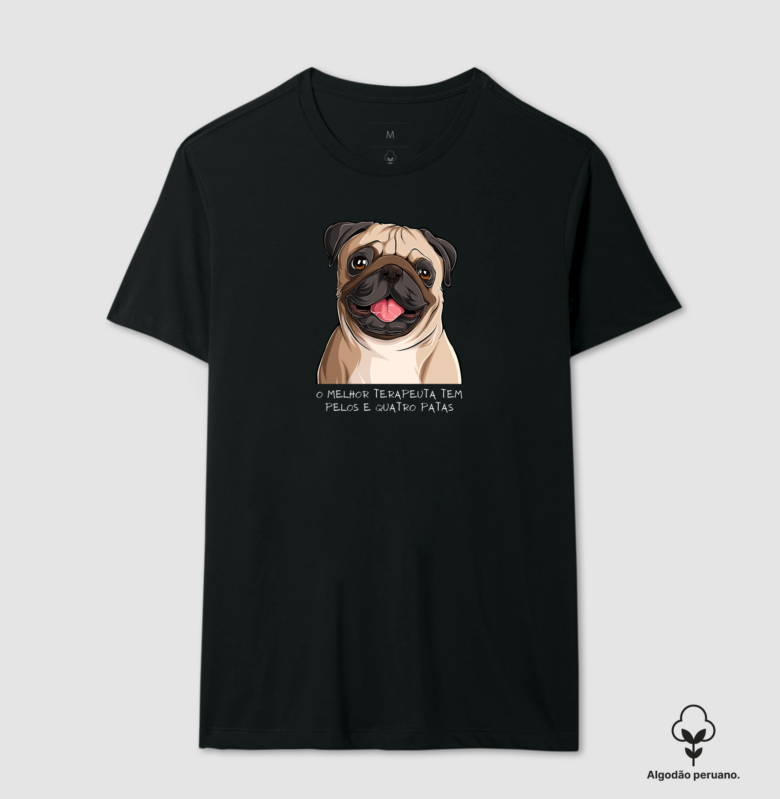 Pug o melhor terapeuta