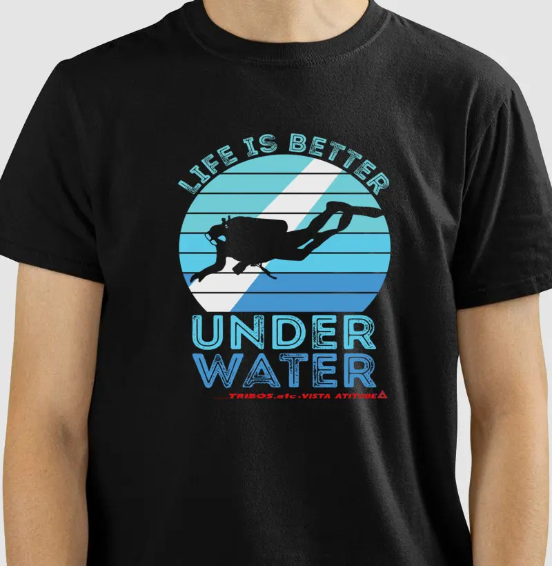 CAMISETA RESERVA.INK MASCULINA E FEMININA TRIBOS.etc ADVENTURE DIVE UNDER WATER
