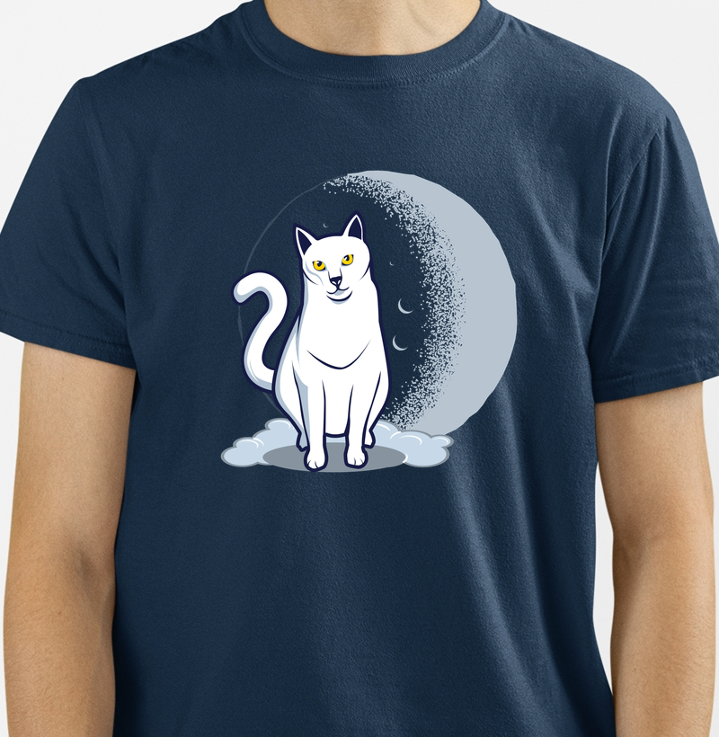 CAMISETA CAT MIDNIGHT MOON