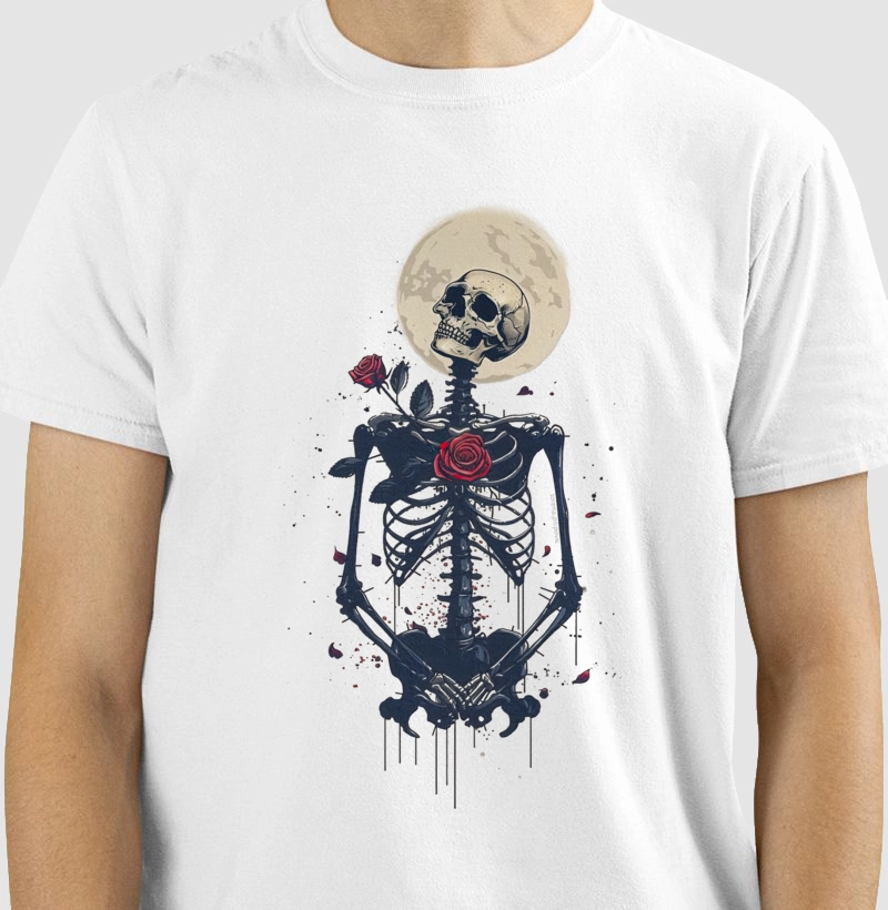 Skull on the moon