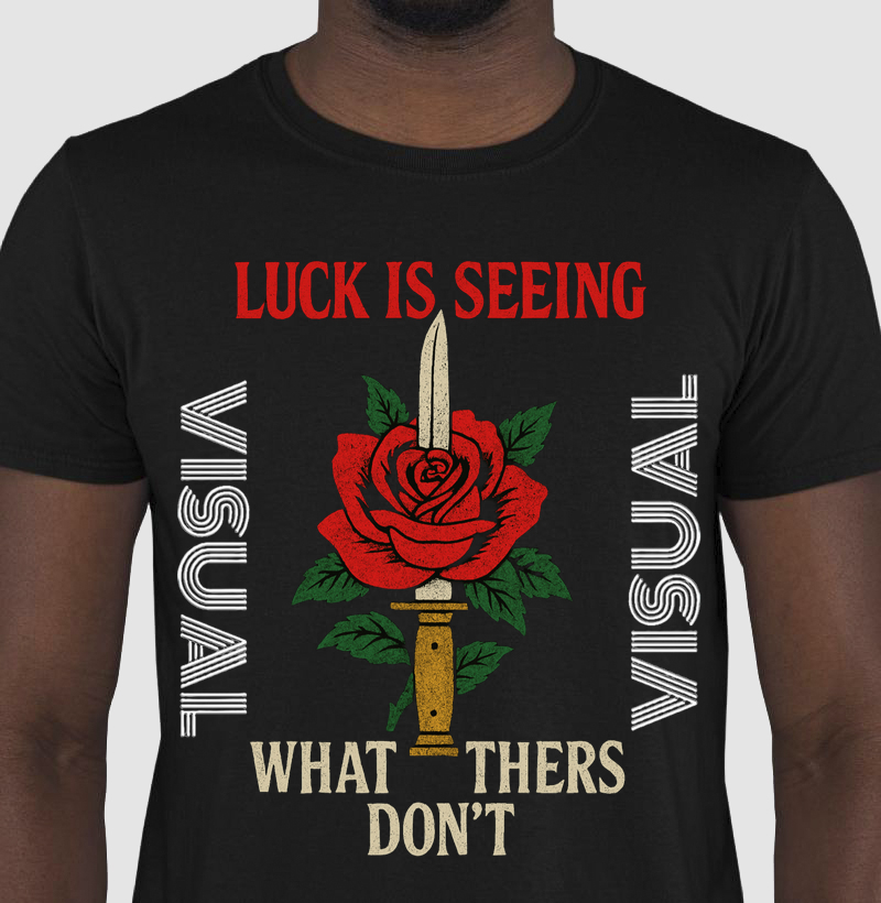 Camiseta Knife And Roses - Visual